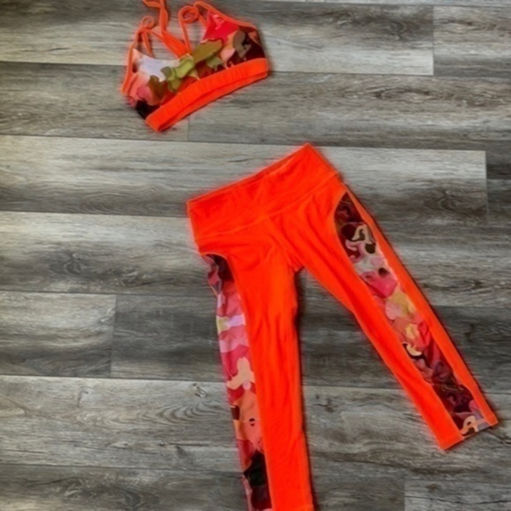 New Zabella leggings small sports bra and leggings